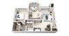 A3 Floor Plan A3 Floor Plan at Ethos Apartments, Texas