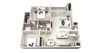 B1 Floor Plan B1 Floor Plan at Ethos Apartments, Austin, TX, 78744