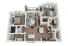 Presly floor plan Presly floor plan at The Ivy, Louisville, KY