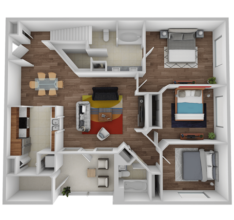 1761 Commons North Loop 1-3 Beds Apartment for Rent - Photo Gallery 33