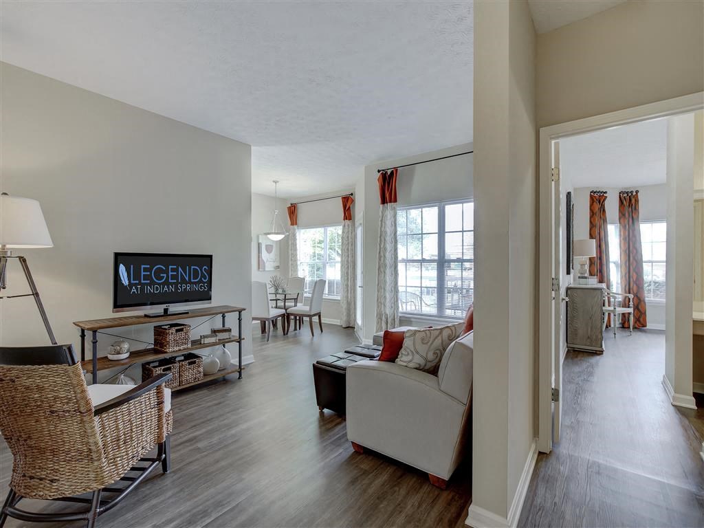 Spacious Living Room at The Legends at Indian Springs, Louisville, 40241