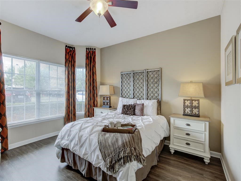 Bedroom With Expansive Windows Bedroom With Expansive Windows at The Legends at Indian Springs, Kentucky, 40241