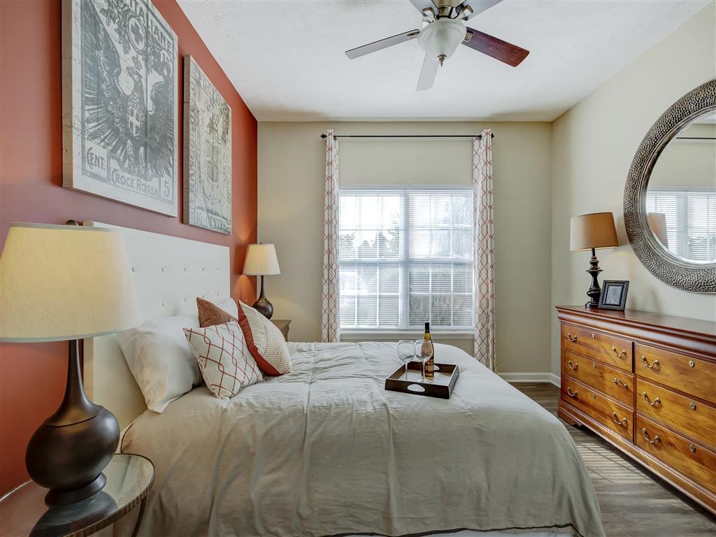 Beautiful Bright Bedroom With Wide Windows at The Legends at Indian Springs, Louisville, Kentucky