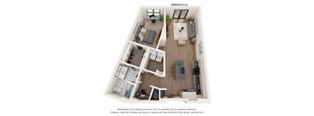 1 bed 1 bath A at Vintage Edge Nashville Apartments, Nashville, Tennessee