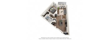 1 bed 1 bath B at Vintage Edge Nashville Apartments, Nashville