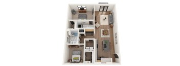 2 bed 2 bath A at Vintage Edge Nashville Apartments, Nashville, TN