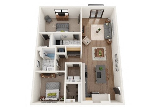 2 bed 2 bath A at Vintage Edge Nashville Apartments, Nashville, TN