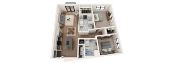 2 bed 2 bath B at Vintage Edge Nashville Apartments, Nashville, Tennessee