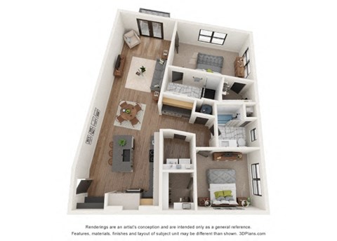 2 bed 2 bath C at Vintage Edge Nashville Apartments, Nashville