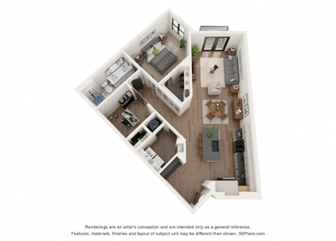 1 bed 1 bath C at Vintage Edge Nashville Apartments, Tennessee