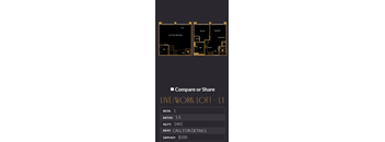 a screenshot of the live work loft app on a cell phone