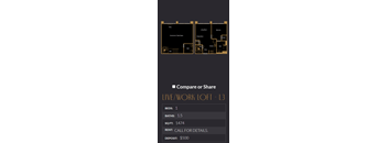 a screenshot of the live work loft app on a cell phone