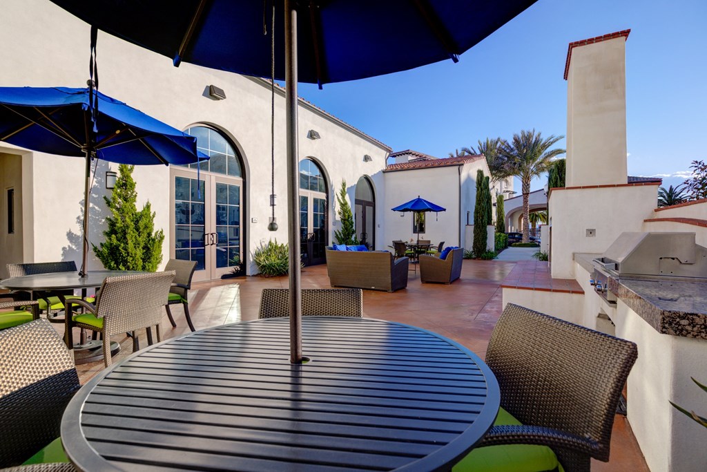 Outdoor Lounge Area BBQ