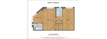 1F Floor Plan at Park Terrace, Washington, Washington