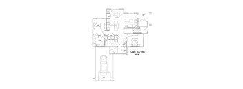 2A-HC-1023sqft Floor Plan at The Villages at Belle Hill, Elkton, Maryland