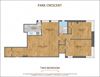 Two Bedroom Floor Plan 1090 Sqft