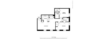 Two bed two bath Floor Plan at Pohlig Box Factory, Richmond, VA