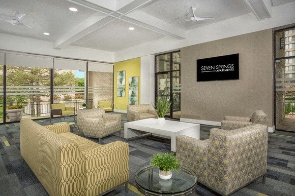 community room at Seven Springs Apartments, College Park, MD