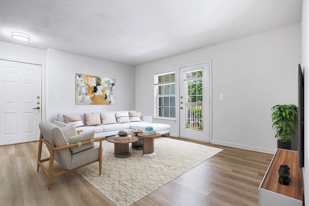 Modern Living Room  at Governors Green, Bowie, MD