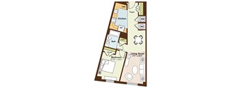 Jade Floorplan at Argent Apartments, Silver Spring, Maryland