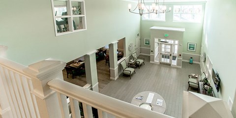 View from the top of Staircase at Chapel Springs Apartments, Perry Hall, MD