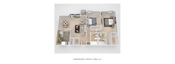 2BR 2 BA 1062 sqft at Aspen at Lake Trail, Maryland, 21045