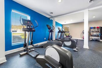 The Hamptons Apartments in Virginia Beach renovated fitness center