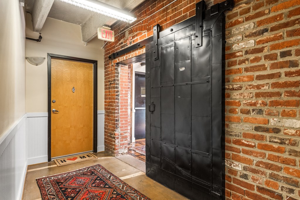 Front Door at Pohlig Box Factory, Richmond, VA