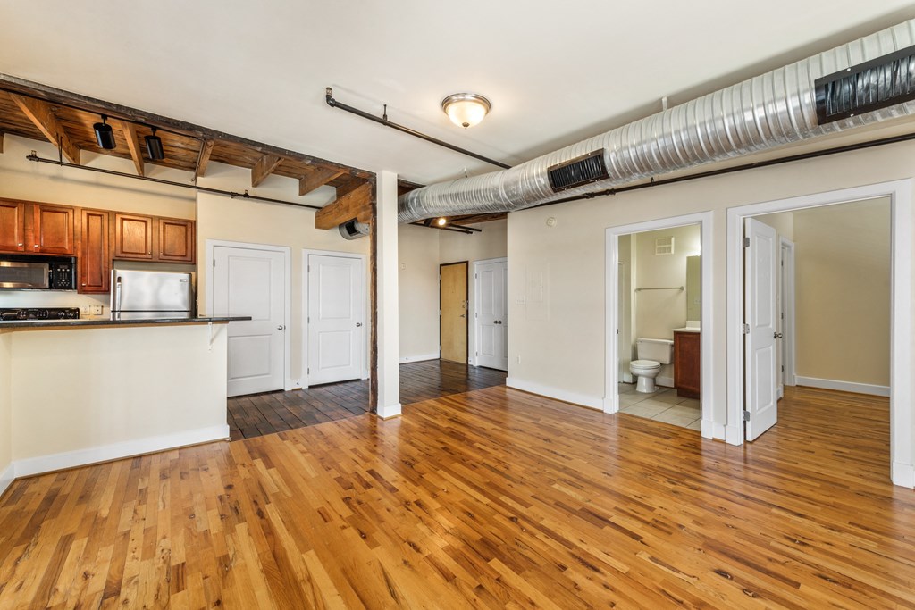 Hardwood Flooring at Pohlig Box Factory, Virginia