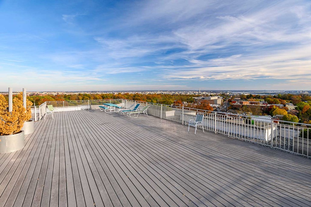 Rooftop Deck at Carillon House Apartments, Washington, 20007