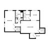 one bedroom floorplan 676 sqft
