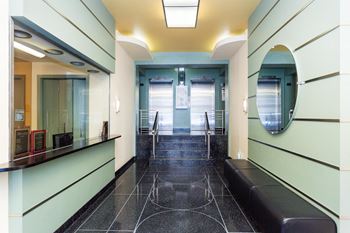 Elevator Lobby at Empire, Washington