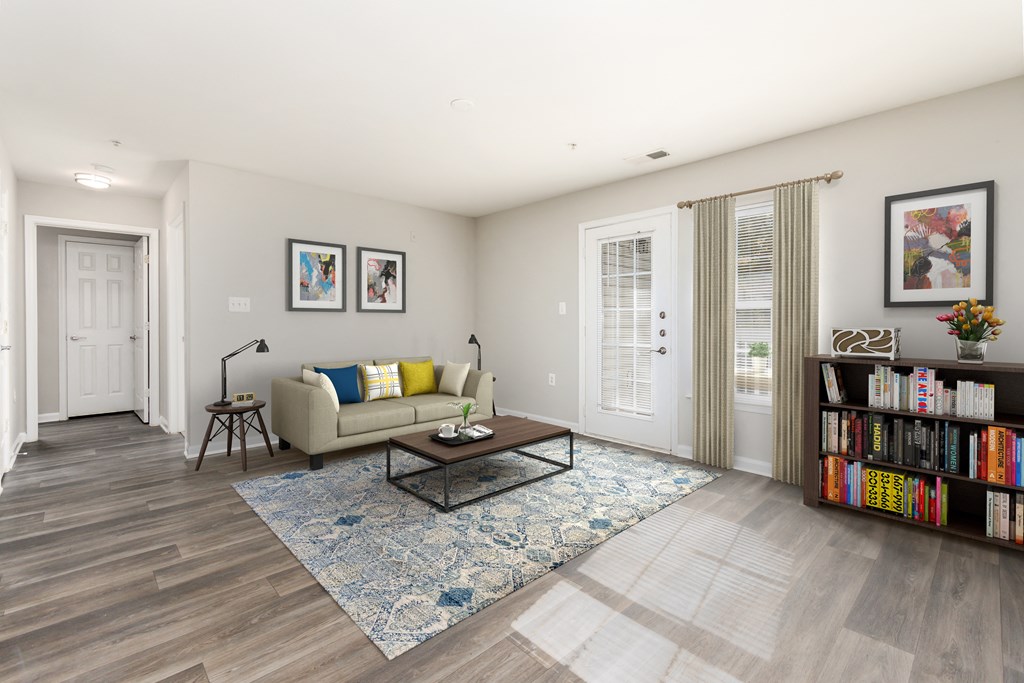 Renovated Living Room at Governors Green, Bowie, MD