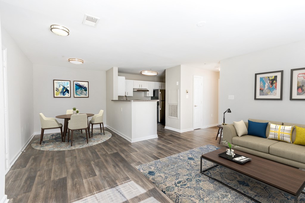 Modern Dining/Living Room at Governors Green, Bowie, MD