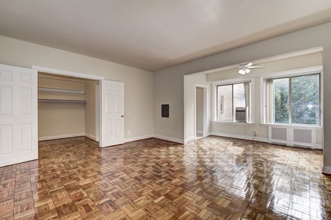 Parquet Hardwood Floors at Park Crescent, Washington