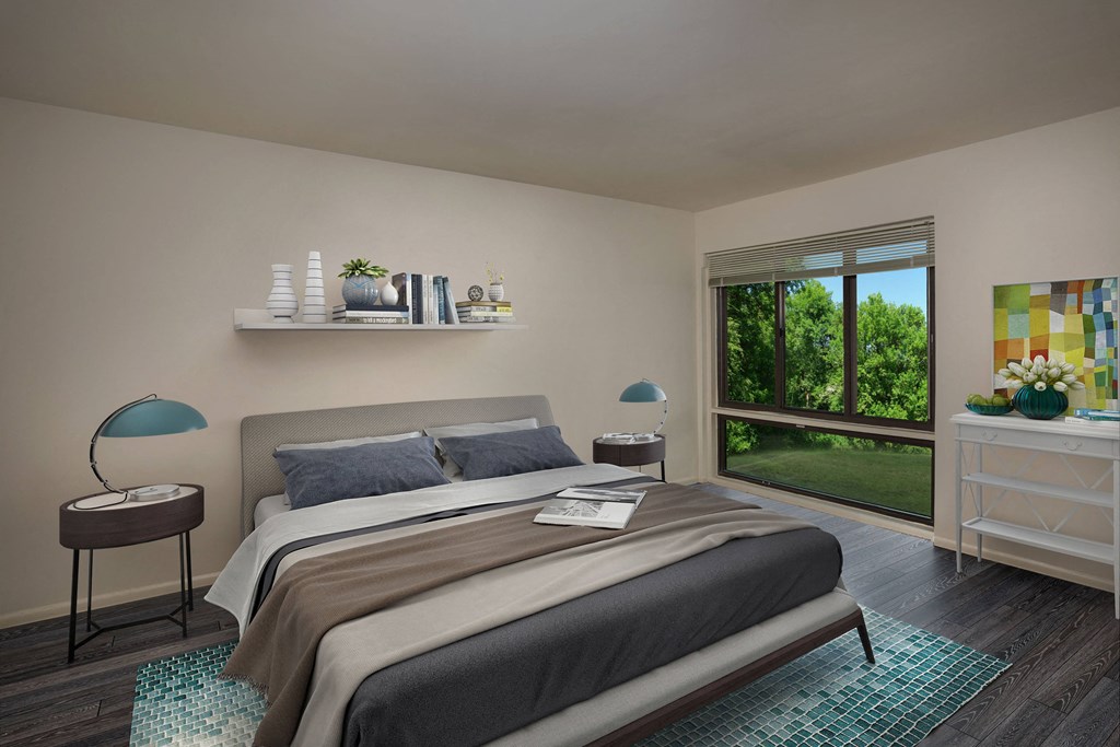 bedroom at GrandView Apartments, Falls Church, Virginia