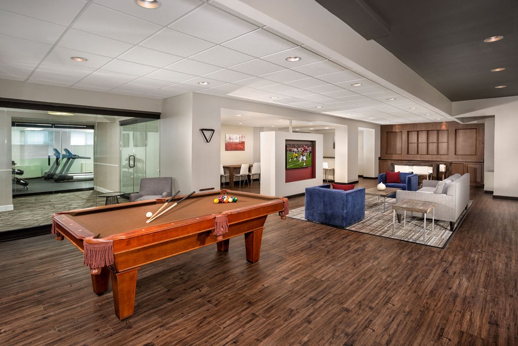 resident community room at Colesville Towers Apartments, Maryland
