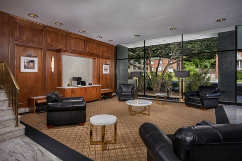 lobby at Colesville Towers Apartments, Silver Spring