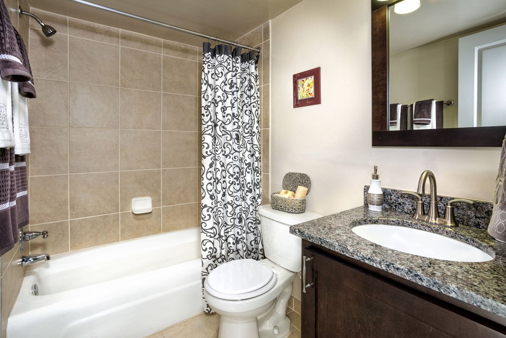 Bathroom With Bathtub at Metro 710, Silver Spring, Maryland