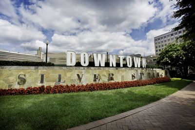 sign at downtown Silver Spring, MD