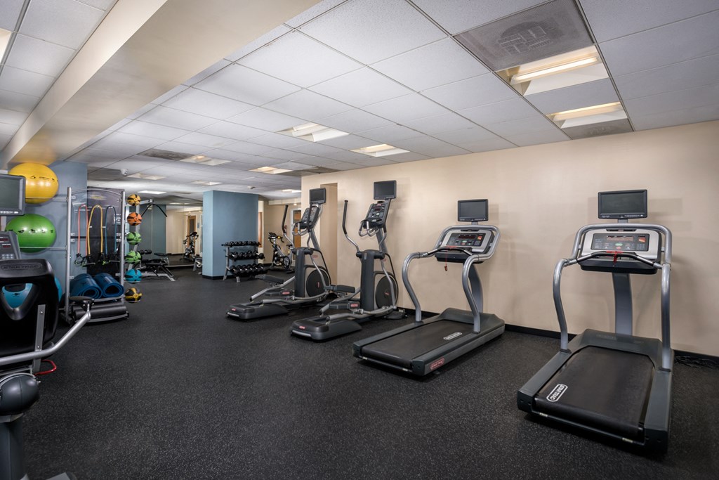 Fitness Center With Modern Equipment at Miramar, Washington