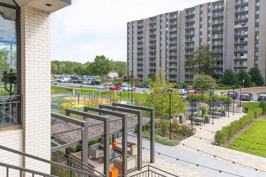 View From Balcony at Seven Springs Apartments, College Park