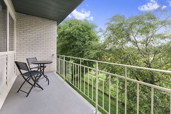 Patio and balcony options at Seven Springs Apartments, College Park, 20740