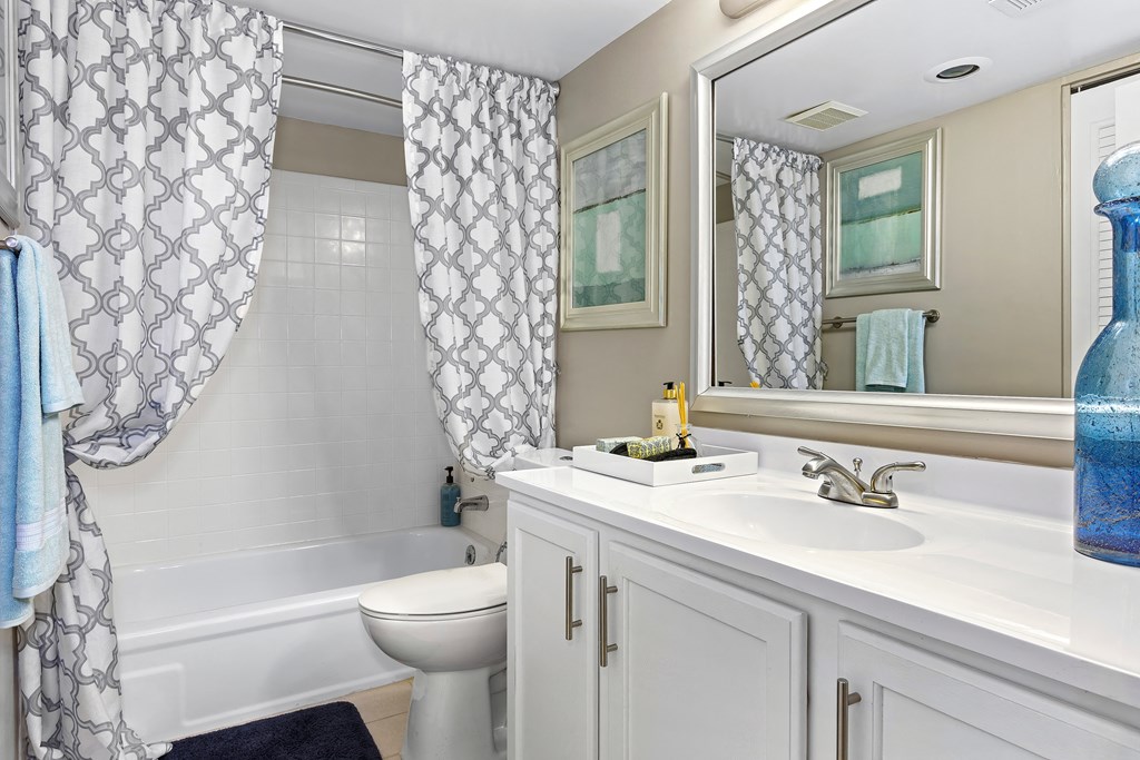 bathroom at Versailles Apartments, Towson