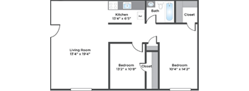 2 bedroom flat