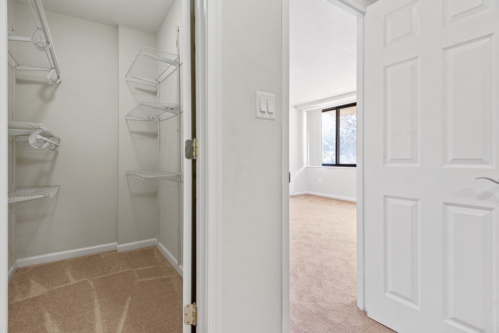 Closet View at The Brittany, Washington, DC, District of Columbia