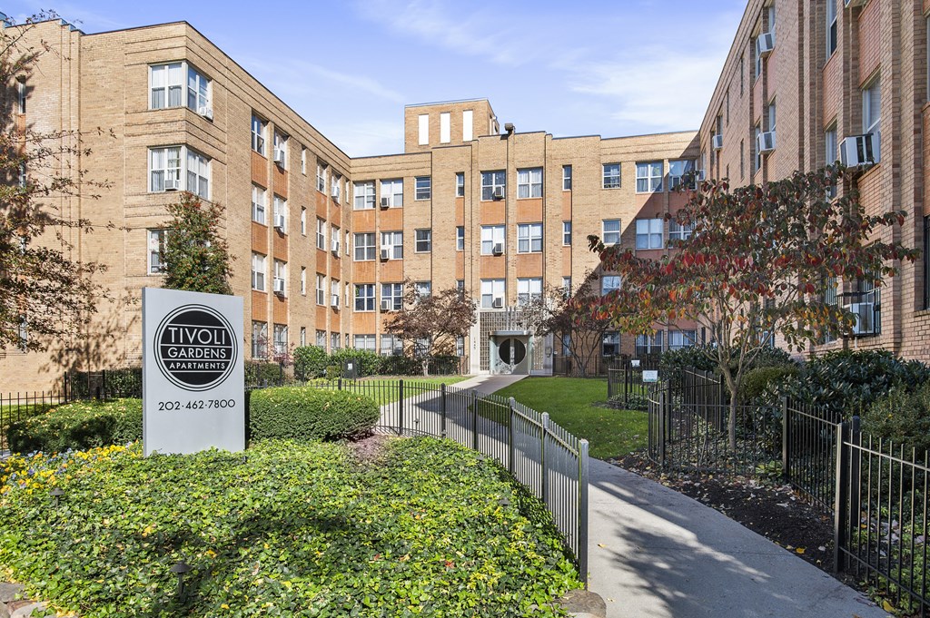 Elegant Sign Board at Tivoli Gardens, Washington, District of Columbia