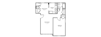 1 bed 1 bath at University Landing Apartments, Silver Spring, MD, 20903