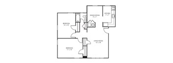 2 bed 1 bath at University Landing Apartments, Silver Spring, MD