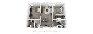 Powhatan Floor Plan at The James On Merrimac, Virginia, 23185